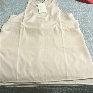 Sleeveless Cream Top
